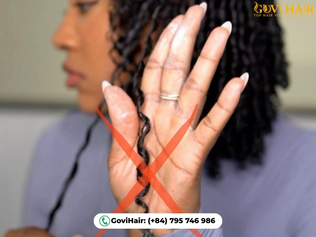 Common mistakes to avoid when coiling hair