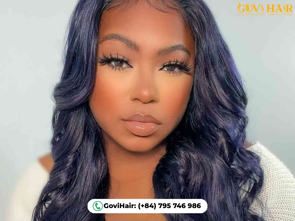 Deep night-sky hue for dark skin