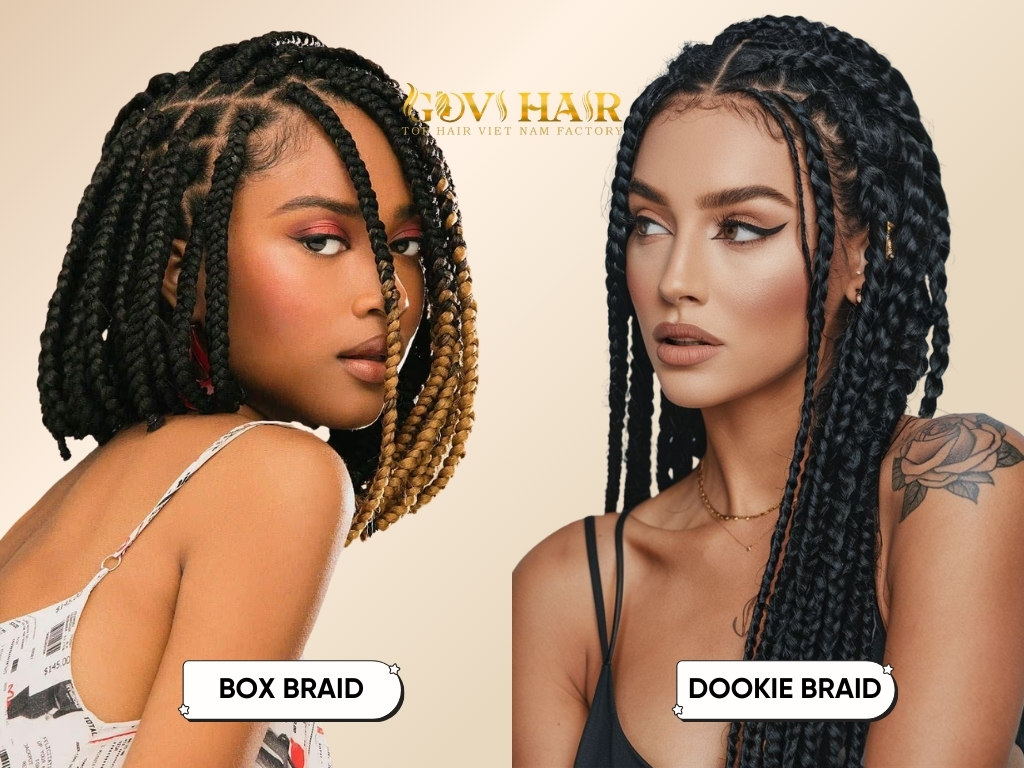 The larger size of dookie braids means there are fewer parts to oil