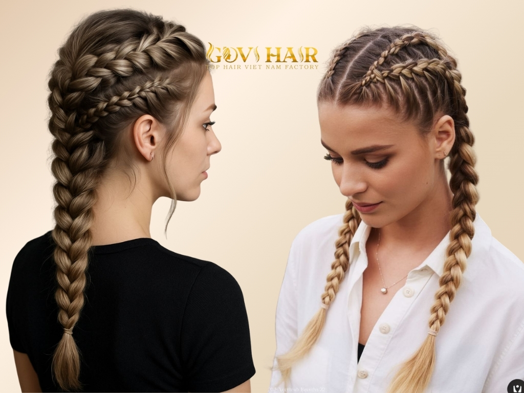 Installing dookie braids involves precise sectioning