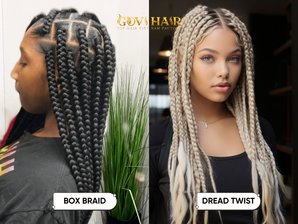 The size of a dread twist is limited