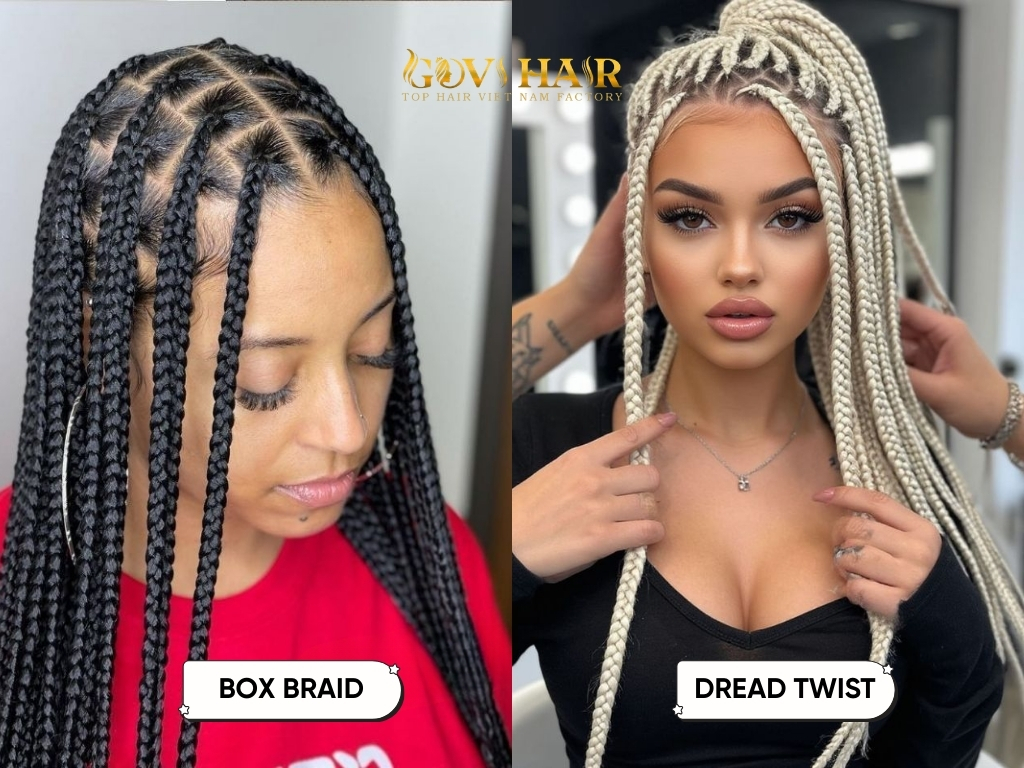 Dread twists offer very low tension