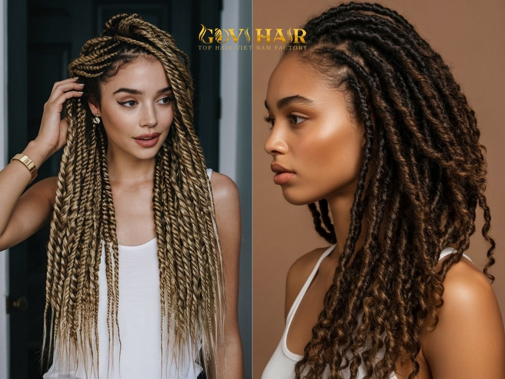 Dread twist hairstyles are a unique fusion of traditional dreadlocks techniques