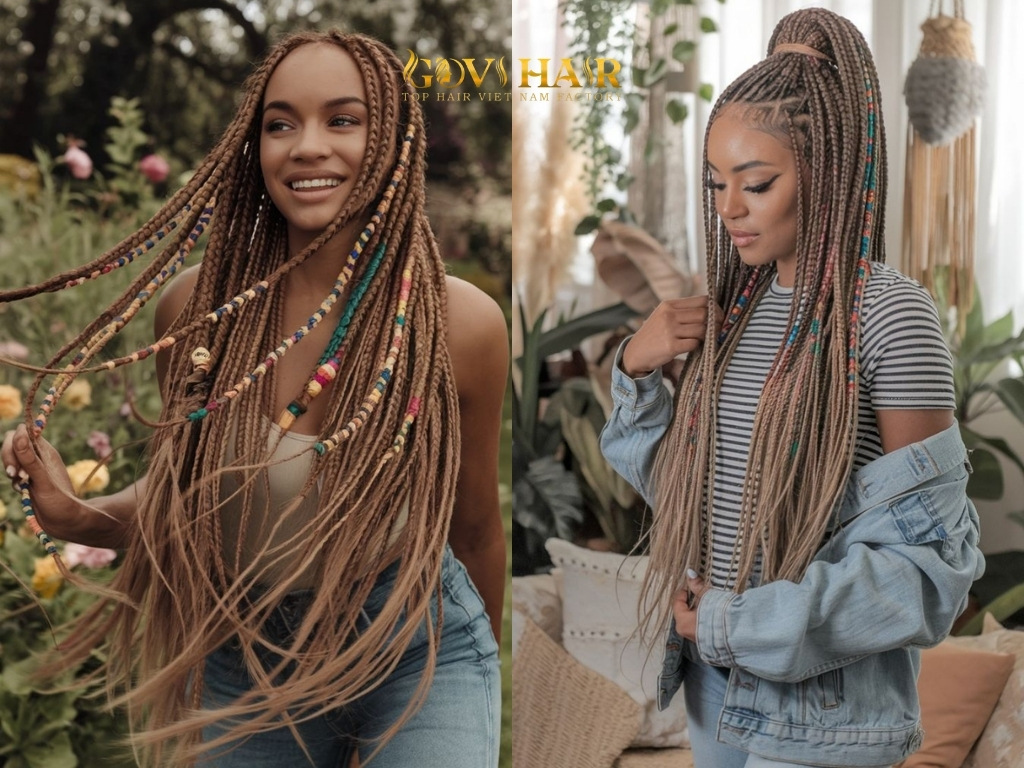 Allow the twists to fully dry before styling.