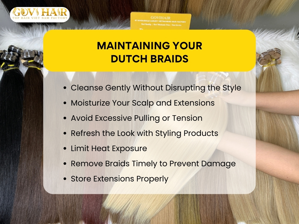 7 tips for maintaining Dutch braids