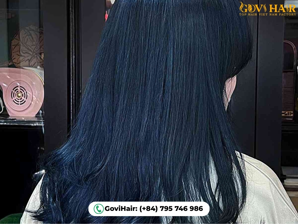 Fresh Dark Navy Blue delivers a balanced, pure navy hue