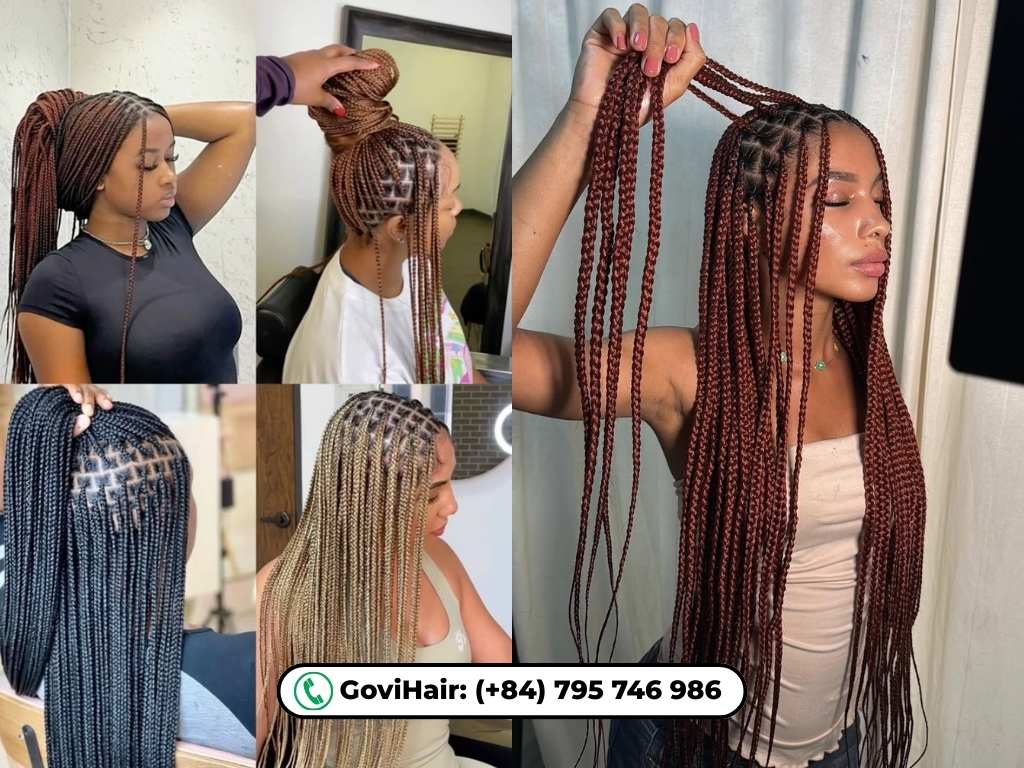 Knotless braids hairstyles