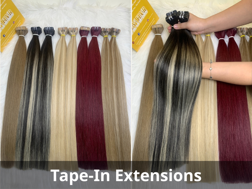 How Do Hair Extensions Work? A Complete Guide 2 Govihair tape-in hair extensions fast natural seamless