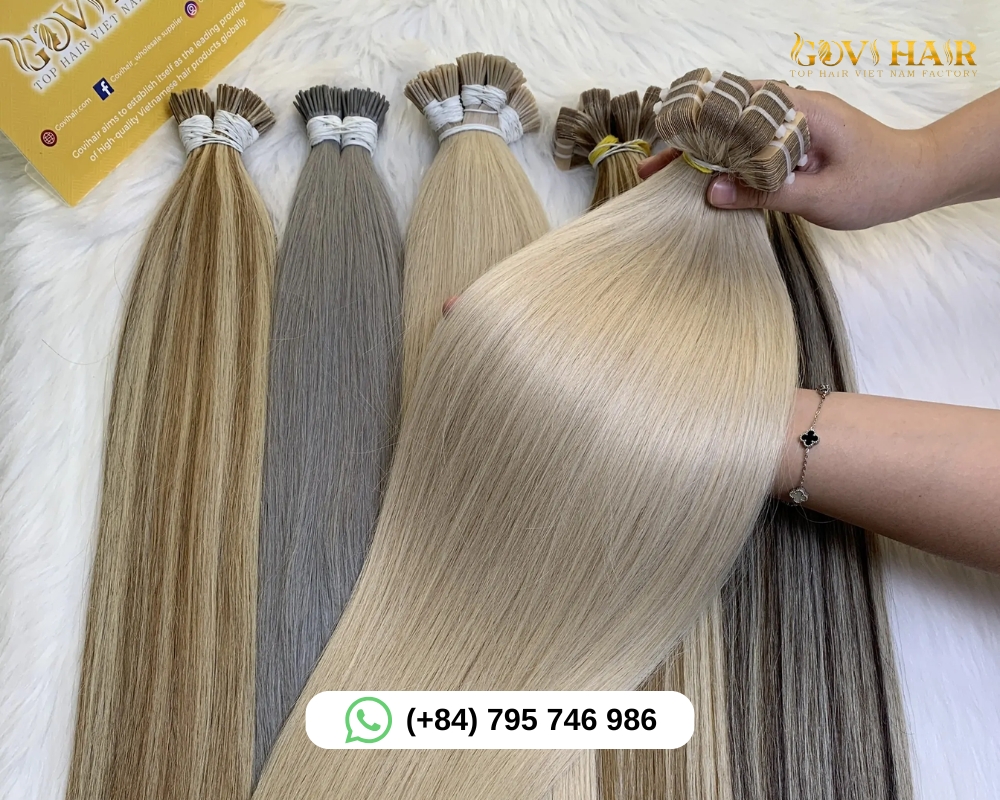 Luxuriously soft, smooth, and shiny hair extensions for a natural finish