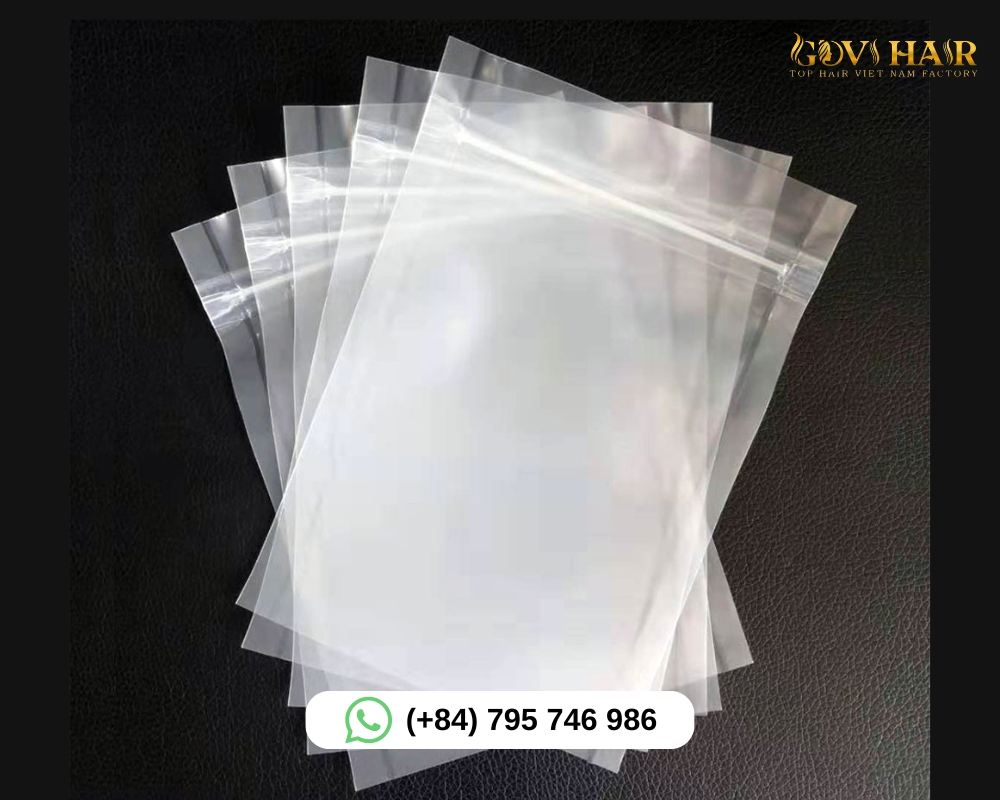 Avoid storing hair extensions in plastic bags to prevent moisture buildup