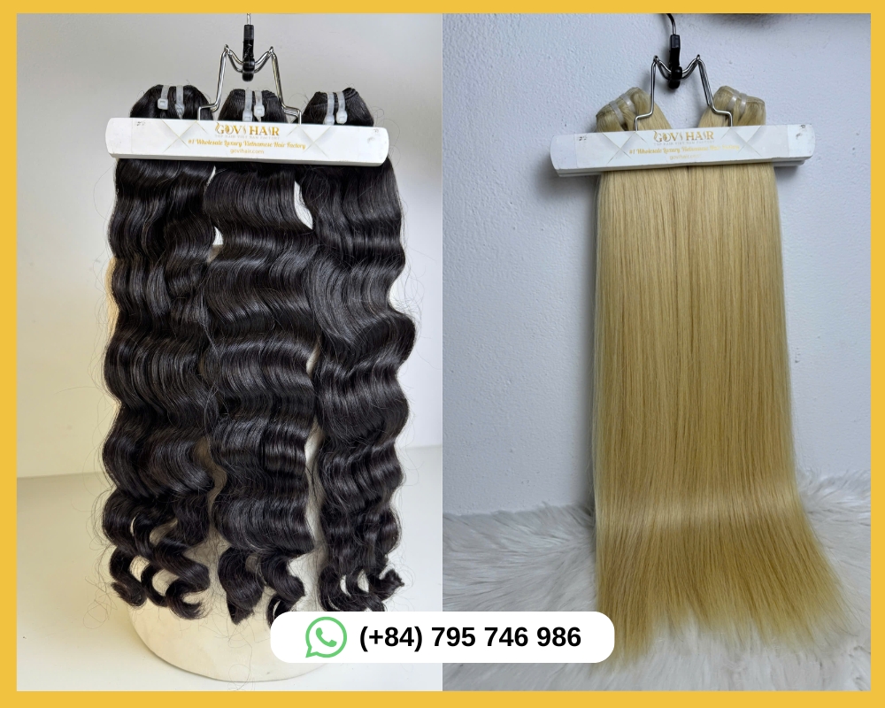Leading Vietnamese hair factory offering premium hair extensions