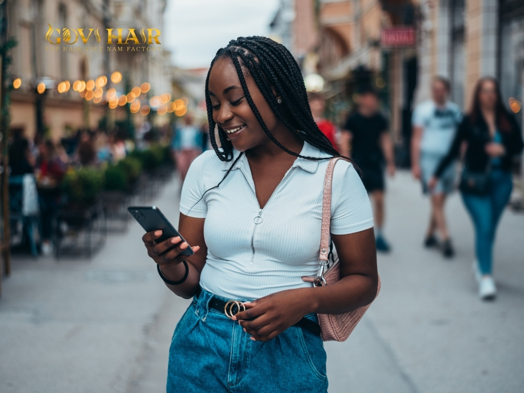 Caring for knotless braids is easy 