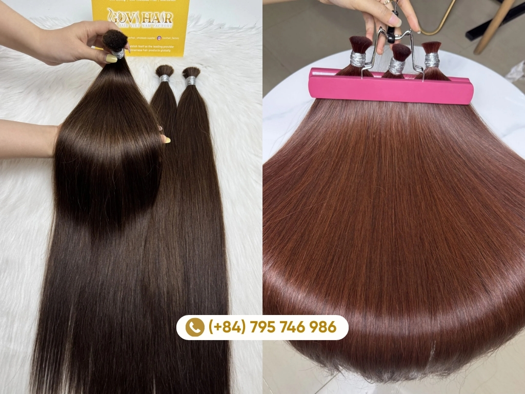 Bulk human hair is the top choice for achieving a natural look
