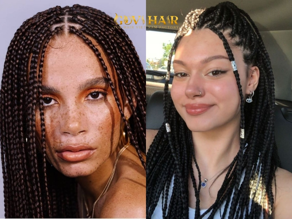 If concerns on comfort, knotless braids is the top choice