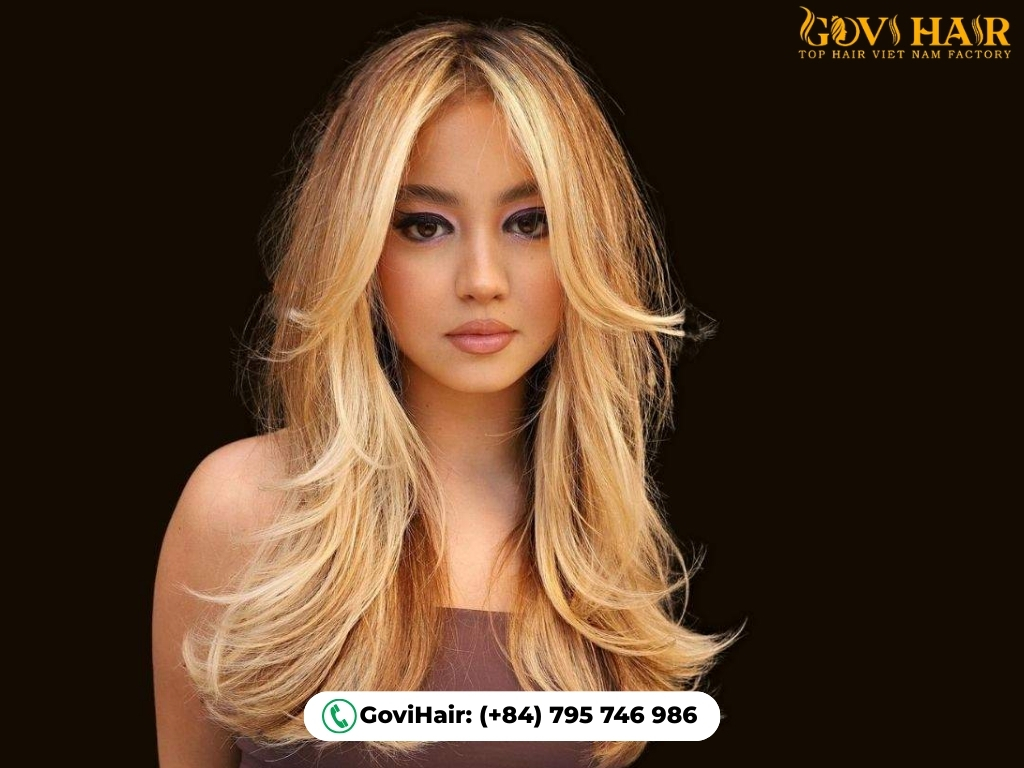 Long layers flow beautifully with soft framing