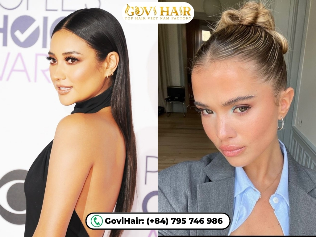 19-inch-sleek-hairstyle can get a professional looking