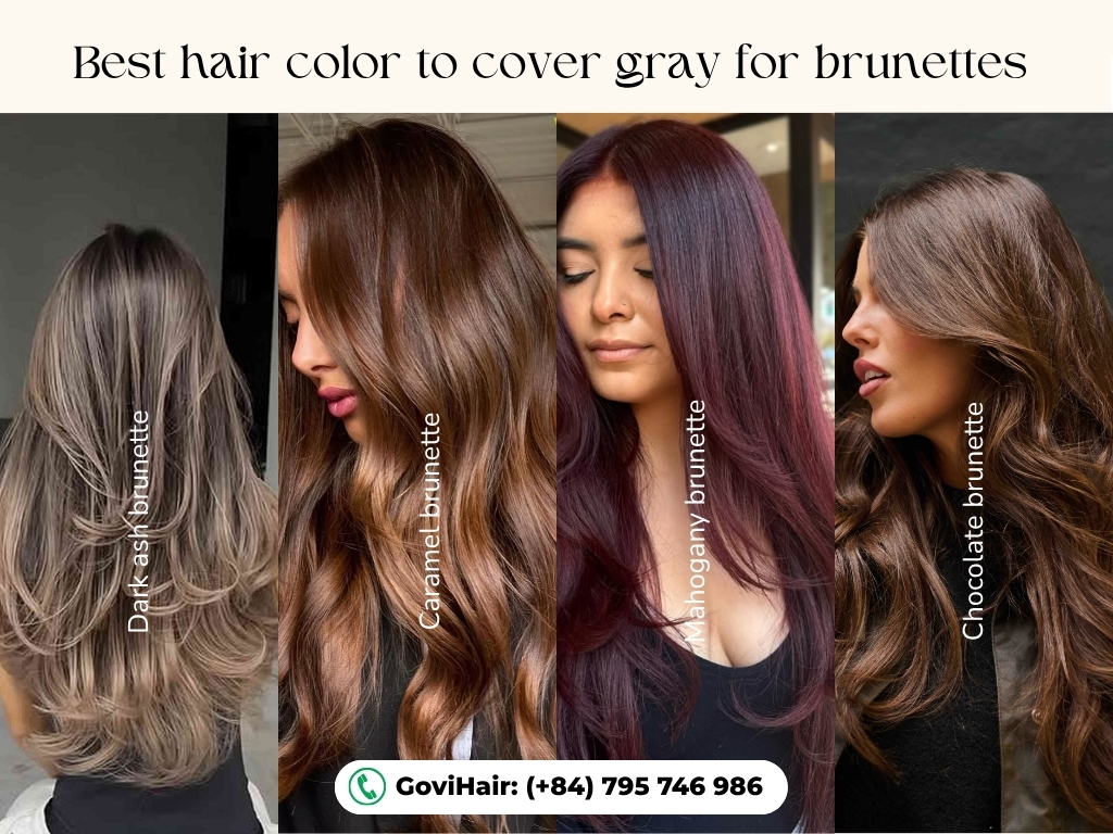 4 best colors to cover gray you can consider.