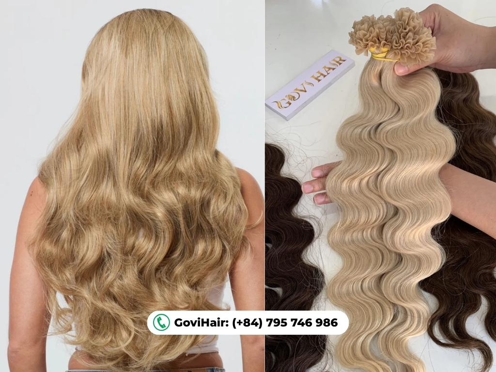 How Long is 24 Inch Hair? A Complete Visual & Style Guide For Hair Salon 4 24-inch body wave hair looks like 22-inch straight hair, usually resting just above the waist.