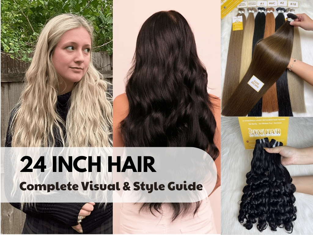 How Long is 24 Inch Hair? A Complete Visual & Style Guide For Hair Salon 1 How Long is 24 Inch Hair?