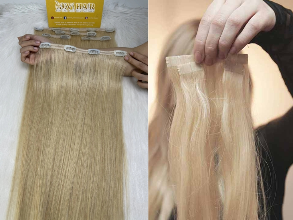 Anchor your thread firmly at the corner of the weft to ensure the clip stays in place.