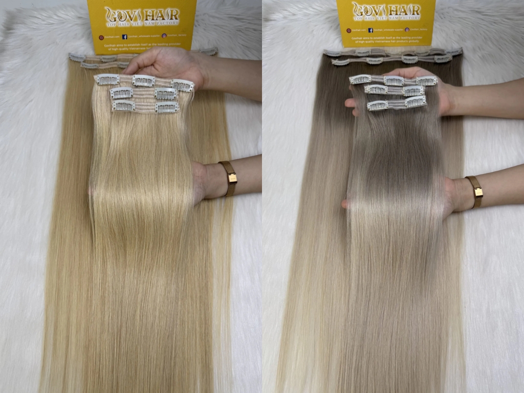 Using premium Vietnamese hair wefts makes the DIY process easier and the results much more natural.