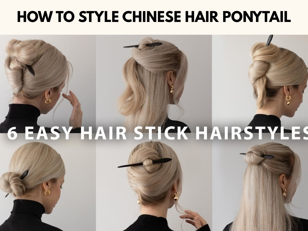 how to style chinese hair ponytail