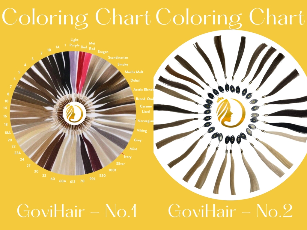Choosing right hair color with Govihair's hair color chart