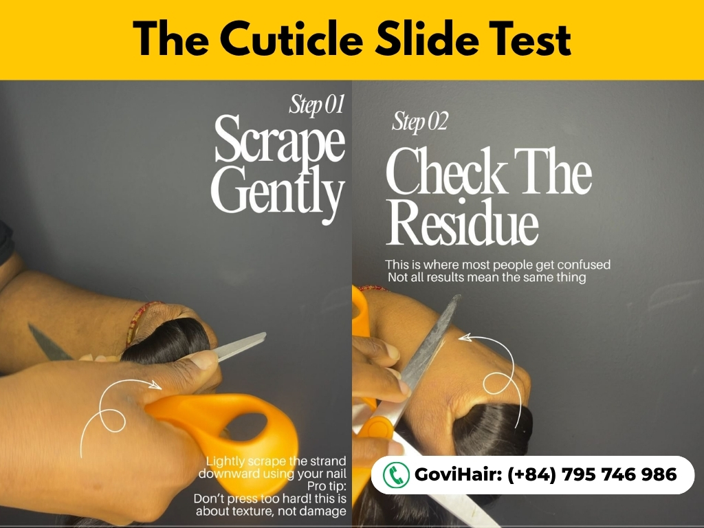 The cuticle slide test