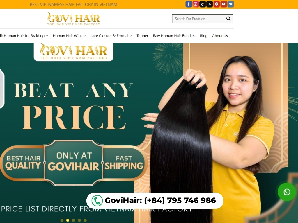 Verify Vietnamese hair suppliers by reviewing business licenses, social platform