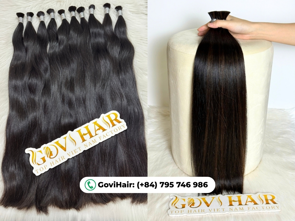 Virgin vietnamese hair made from 100 % human hair