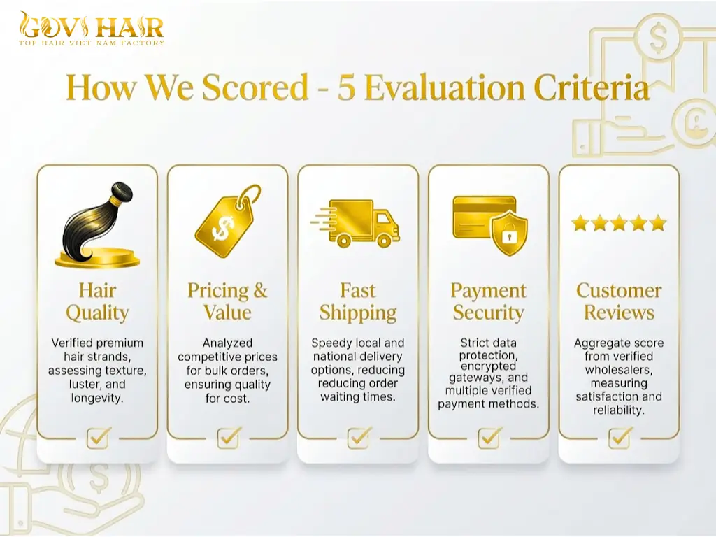 Hair vendor scoring criteria checklist wholesale