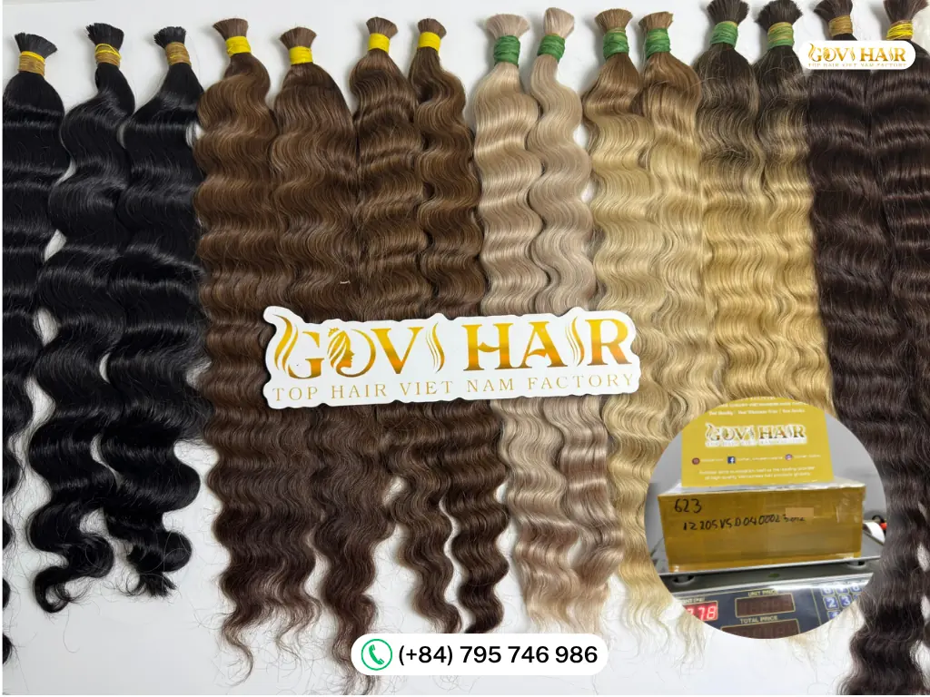 Big wholesale hair order weighed before shipping