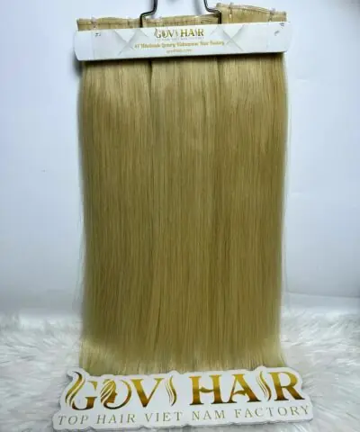 Genius hair wefts #613 blonde on hanger