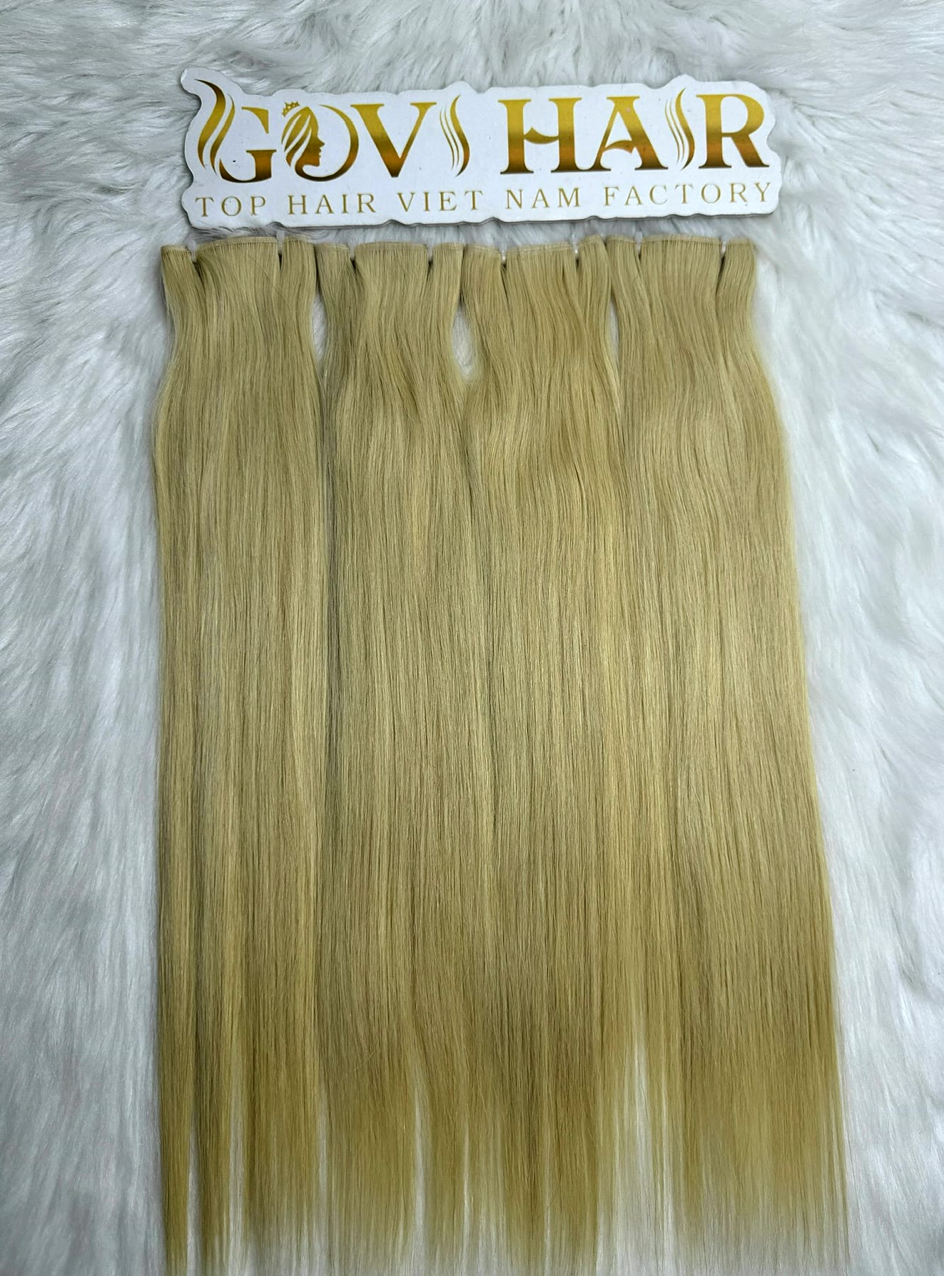 Genius Hair Wefts 16 Inch #613 Blonde Bone Straight Raw Vietnamese Hair 4 Genius hair wefts 16 inch #613 blonde