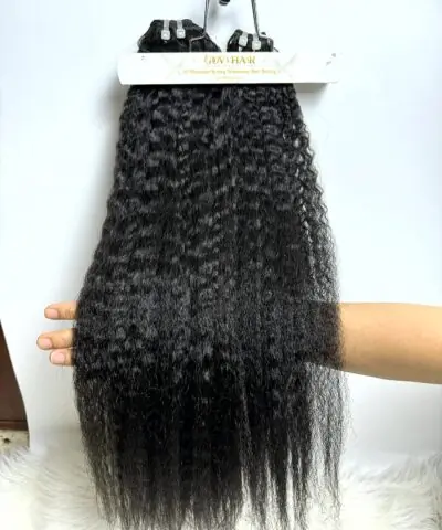 Kinky straight bundles 24 inch on hanger