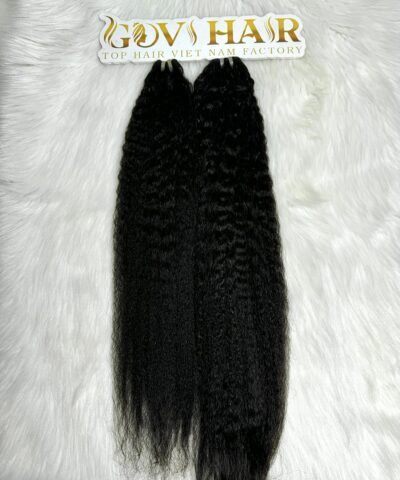 24 Inch Kinky Straight Bundles Raw Hair Super Double Drawn Wholesale 5 Kinky straight bundles 24 inch full length