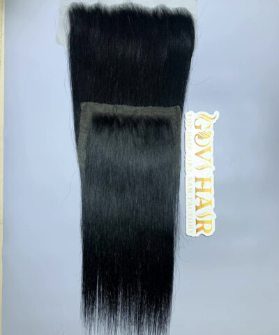 raw hair lace frontal 13x4 close up view 2