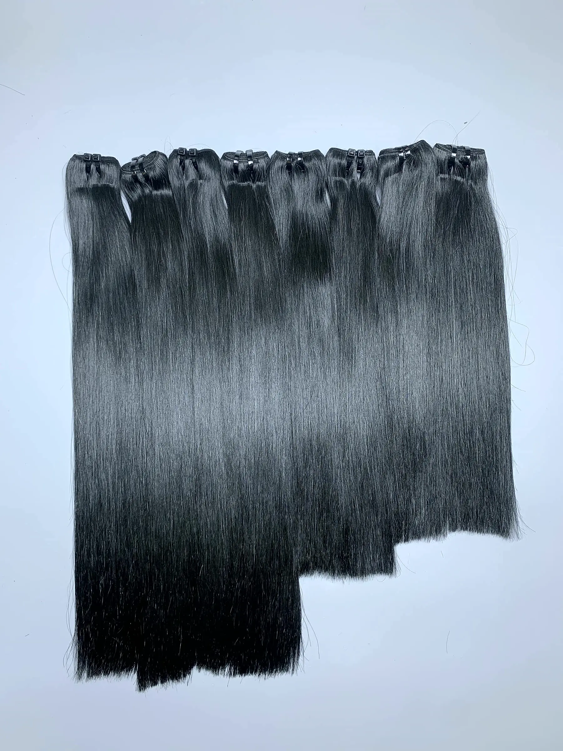 14 16 20 Inch Raw Human Hair Bundles Bone Straight Super Premium Wholesale 2 Super Premium raw hair bundles close up view 2