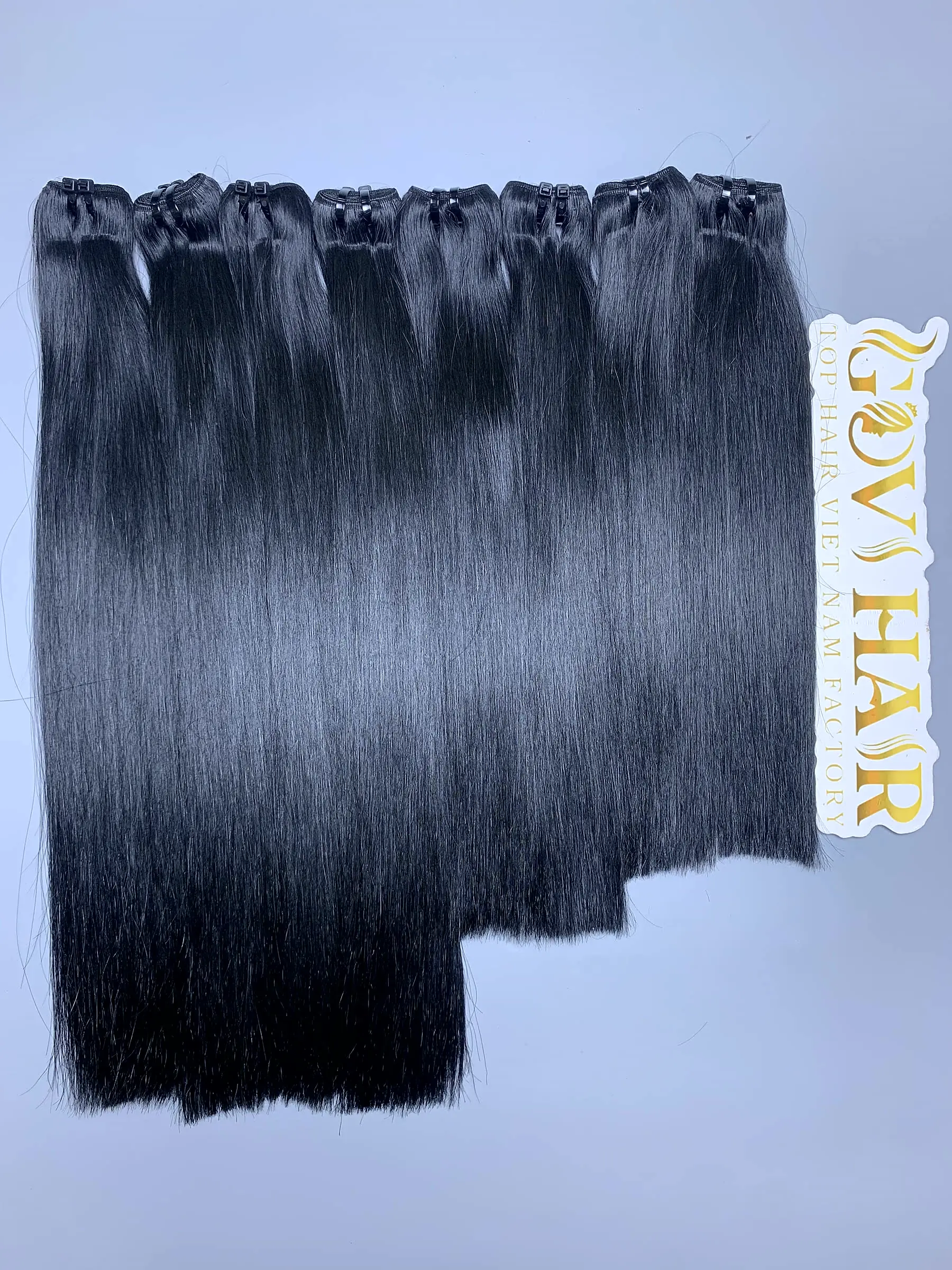 14 16 20 Inch Raw Human Hair Bundles Bone Straight Super Premium Wholesale 3 Super Premium raw hair bundles close up view 3