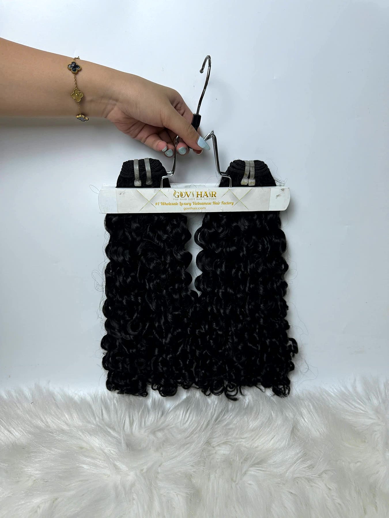 20 Inch Pixie Curly Hair Bundles Super Double Drawn Raw Wholesale 2 Pixie curly hair bundles 20 inch on hanger