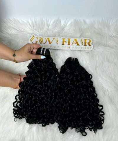 20 Inch Pixie Curly Hair Bundles Super Double Drawn Raw Wholesale 6 Pixie curly hair bundles 20 inch thick ends