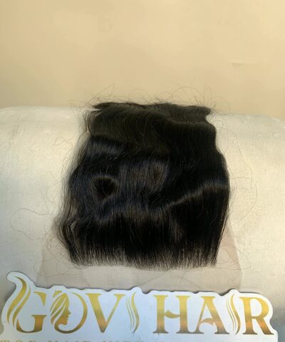 6x6 closure HD lace knots close up