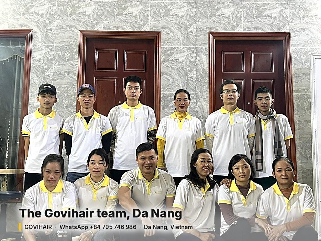 Govihair team at the Da Nang factory