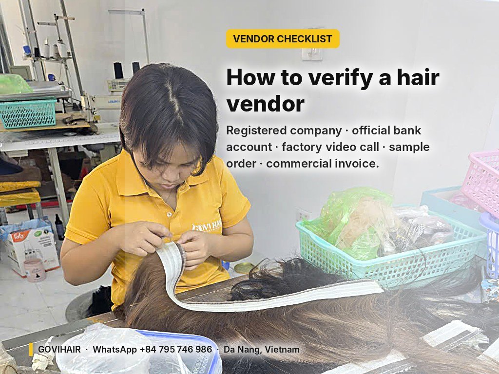 How to verify a raw hair vendor