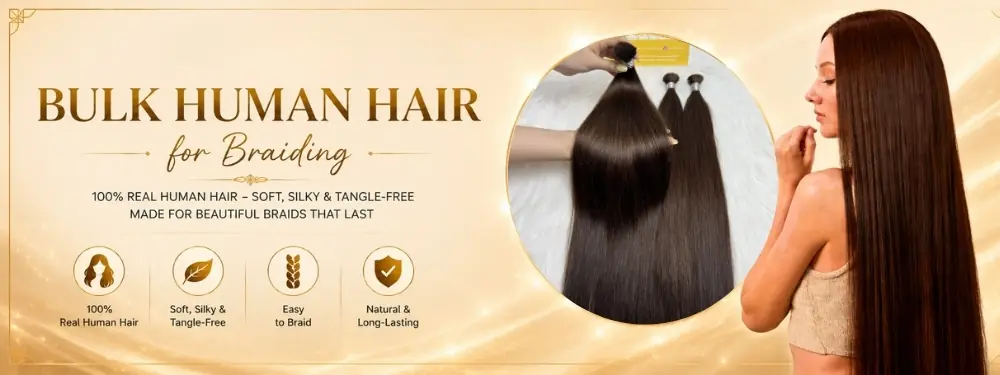 Bulk Human Hair for Braiding