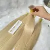 Natural Straight Bulk Human Hair Light Blonde Color Raw Vietnamese Hair