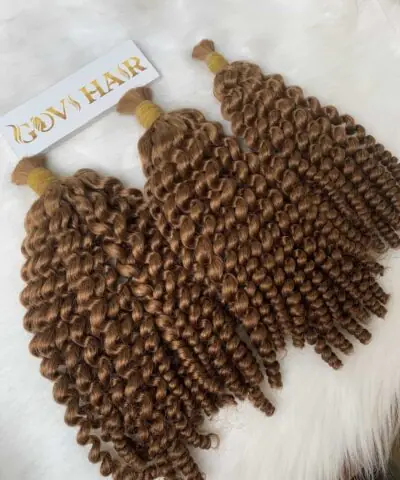 Curly in Brown Color