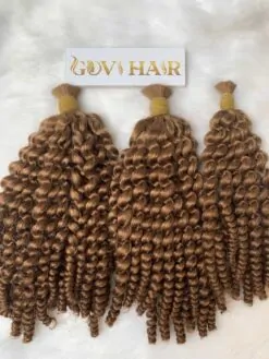 Curly in Brown Color