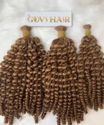 Curly in Brown Color