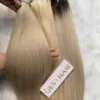 Straight Bulk Human Hair for Braiding 24 Inch #12.0 Extra Light Blonde Color 11 Straight Bulk Human Hair for Braiding 12.0 Color